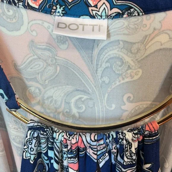 COPY - Dotti Women's Halter Metal Embellished Dress Coverup M-L - Picture 5 of 5